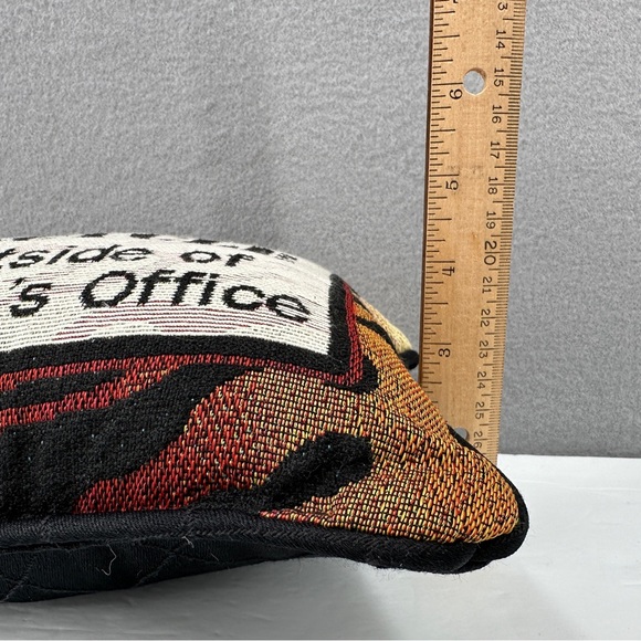 You Never See A Motorcycle Parked Outside Psychiatrist’s Office Tapestry Pillow - Picture 9 of 9